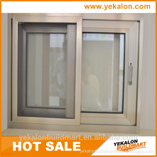 Free sample new design aluminium frame sliding glass window